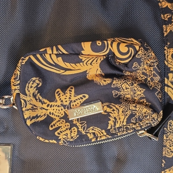 Versace Parfums Black and Gold Weekender Tote with Coinbag - Picture 5 of 5